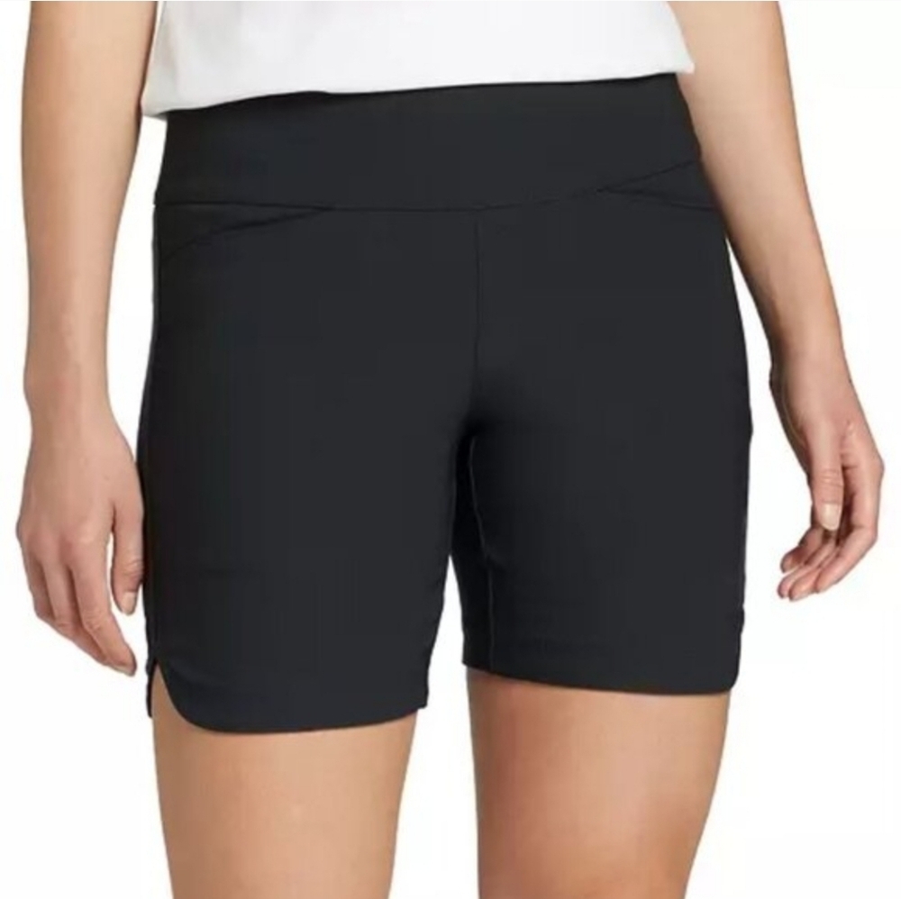 Lady Hagen's Black Tummy Control 7" Inseam Shorts - S